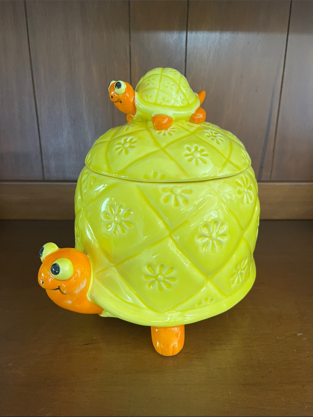 Vintage Turtle Cookie Jar Made in Japan